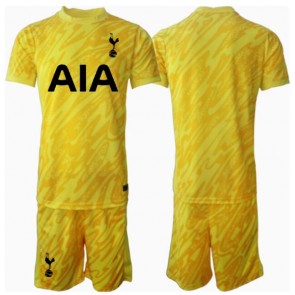 Tottenham Hotspur Brankářské Dětské Domácí dres komplet 2024-25 Krátký Rukáv (+ trenýrky)